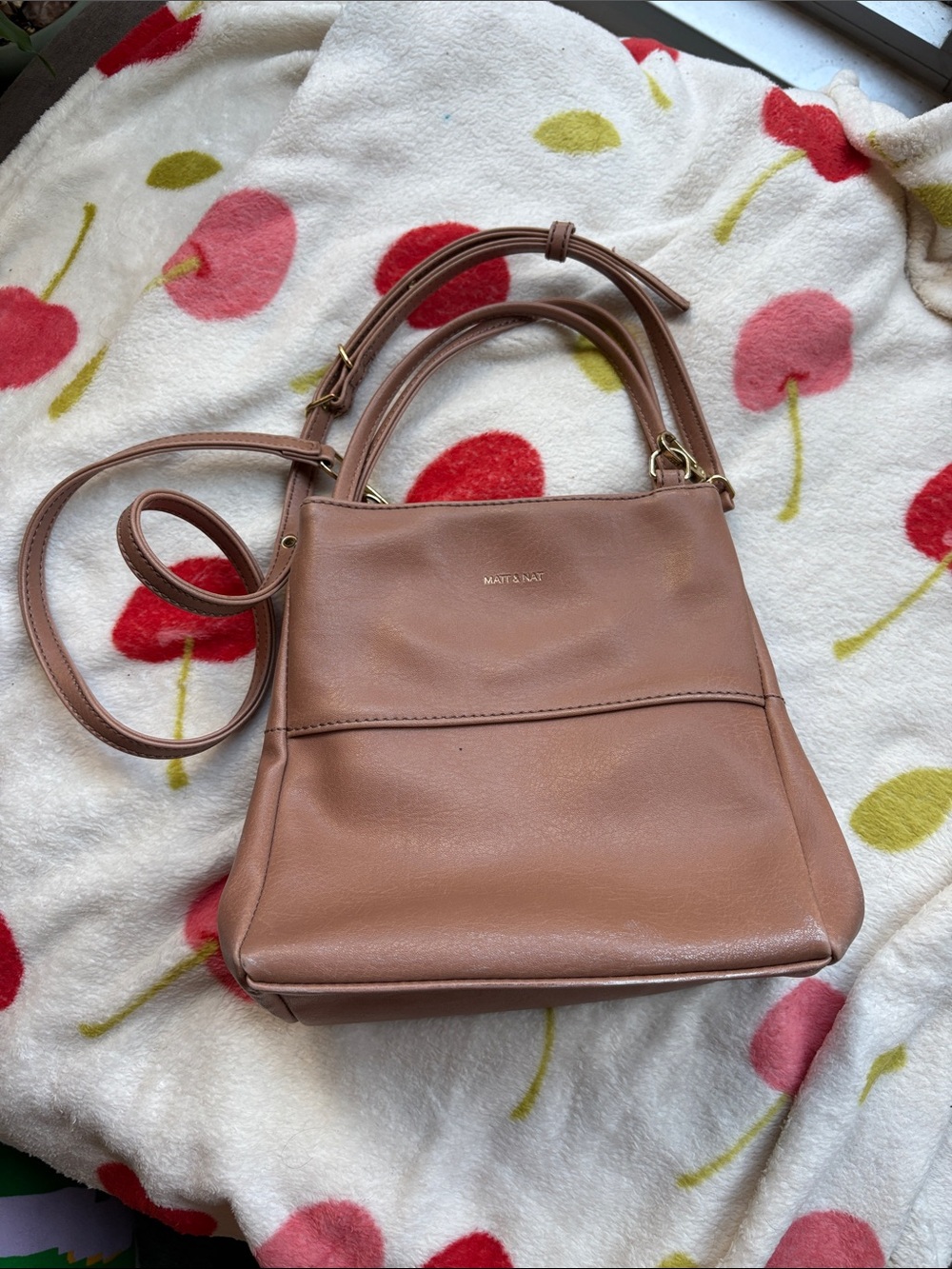 Matt & Nat Blush Tan Convertible Shoulder Bag